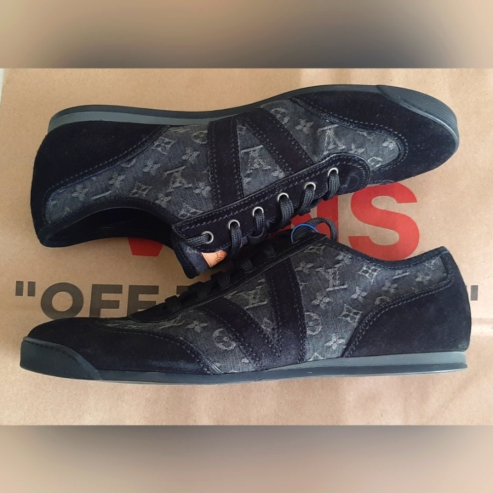 Louis Vuitton Ebene Monogram Mini Sneakers